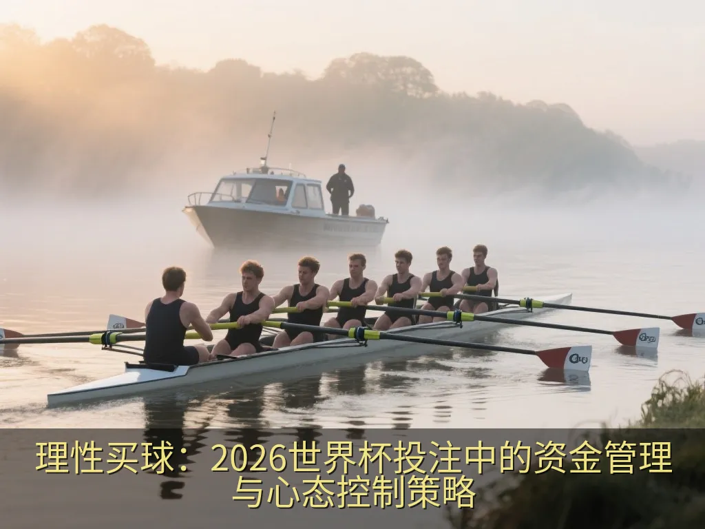 极简风格的木质天平,一侧放着足球模型,另一侧放着记事本,展现平衡与理性的概念